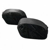 Pláštěnky na kožené brašny, černé, nylon